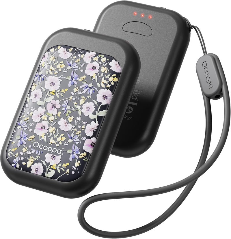 OCOOPA Magnetic Rechargeable Hand Warmers 2 Pack, Card-Style Electric AI Hand Warmers 5000mAh, Pocket Portable Hands Heater, UL Certified, for Men Women, Hunting Essentials, UT4 Young - Image 1